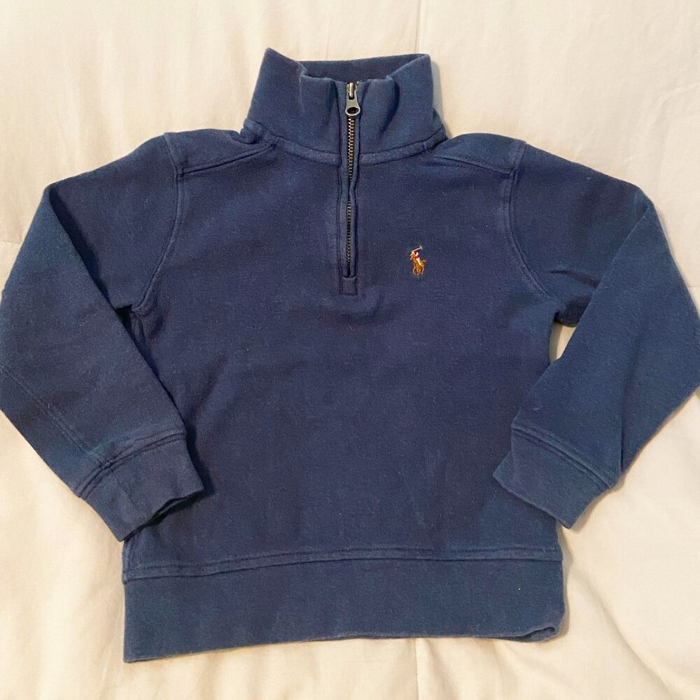 Polo Ralph Lauren Cotton Interlock Quarter Zip Pullover
